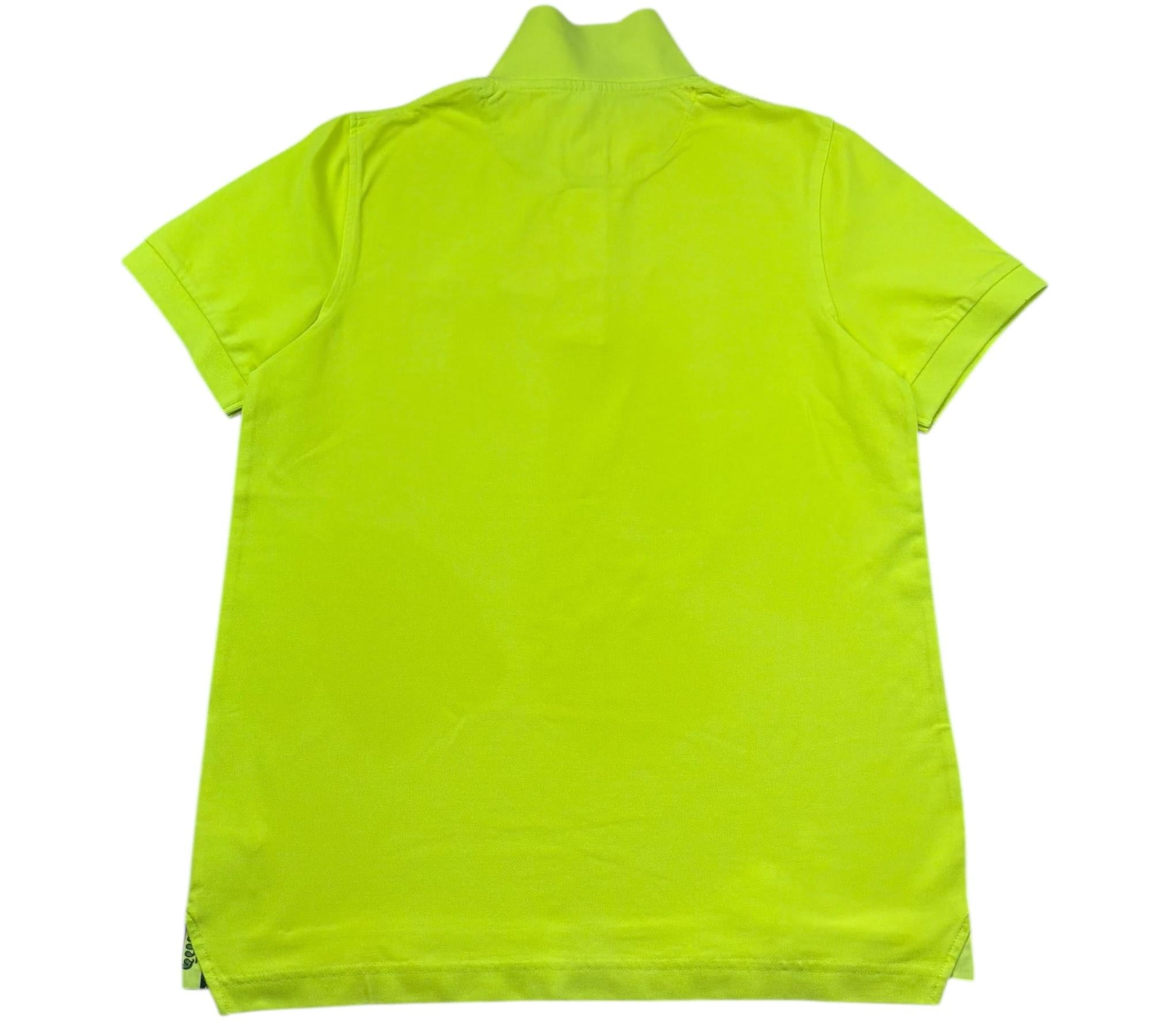 Sun68 Polo Mezza Manica Tinta Unita con Logo per Bambino A31304 GIALLO FLUO SUN68 