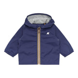 K-Way Giubbino Tinta Unita con Zip E Cappuccio per Bambino K41335WX BLU K-WAY 
