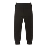 BALMAIN pantalone modello tuta tinta unita con profili in contrasto Nero per Bambina 6R6C60 NERO BALMAIN 