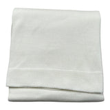 Scaldacuore Coperta Tinta Unita con Ricami per Neonata PS16 BIANCO SCALDACUORE 