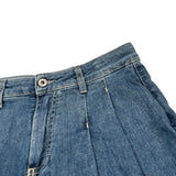 Please Short Modello Gonna In Denim tinta unita Blu per Bambina GB47012G66 BLU PLEASE 