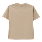 Emporio Armani T-Shirt Girocollo Tinta Unita con Logo per Bambino U6155 BEIGE EMPORIO ARMANI 