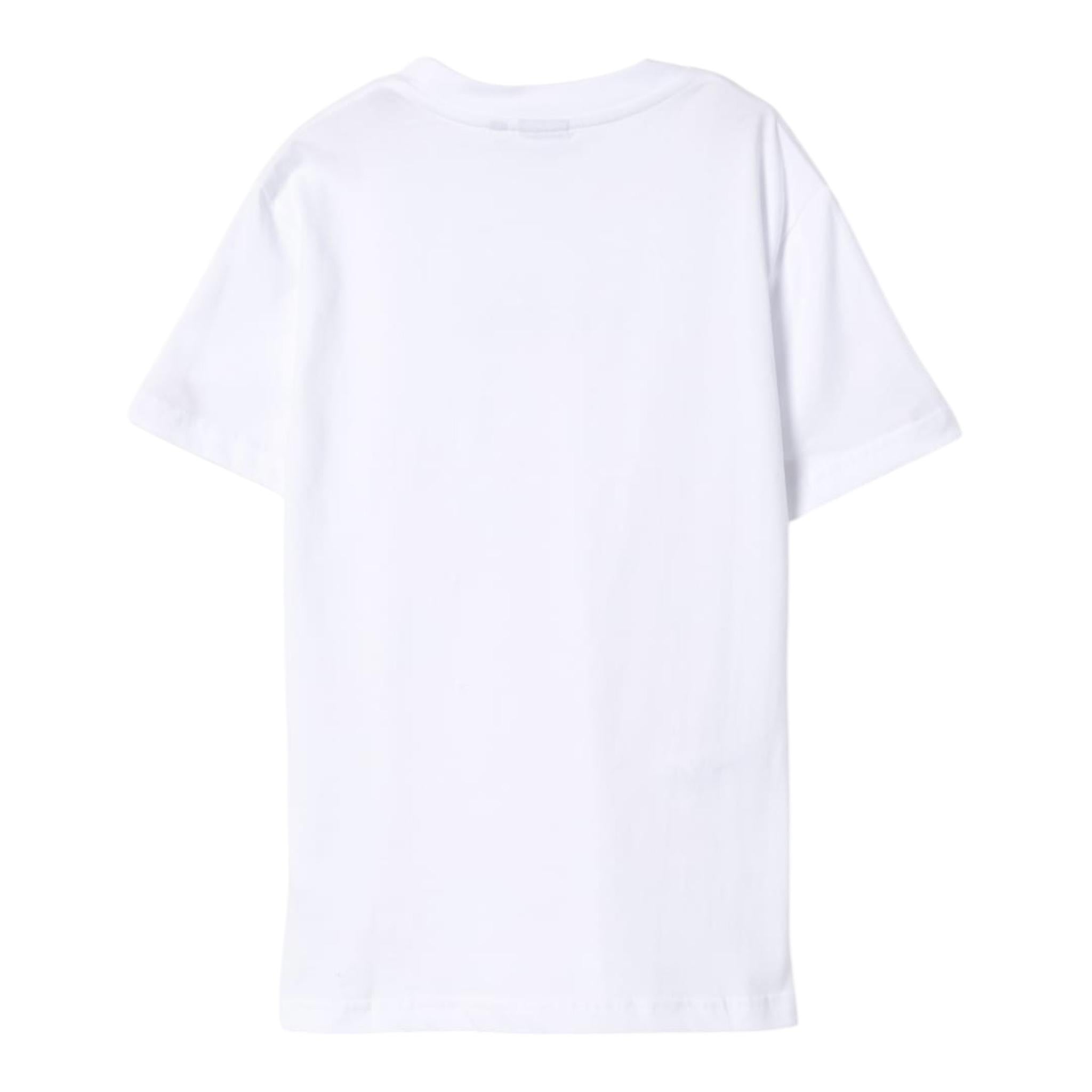 Aspesi T-Shirt Girocollo Tinta Unita con Stampa per Bambino S25022TSM0122X BIANCO ASPESI 