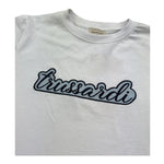 Trussardi T-Shirt Girocollo Tinta Unita con Stampa per Bambino TBP26041TS BIANCO TRUSSARDI 
