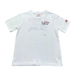 Saint Barth T-Shirt Girocollo Tinta Unita con Stampa per Bambino 00320L BIANCO SAINT BARTH 