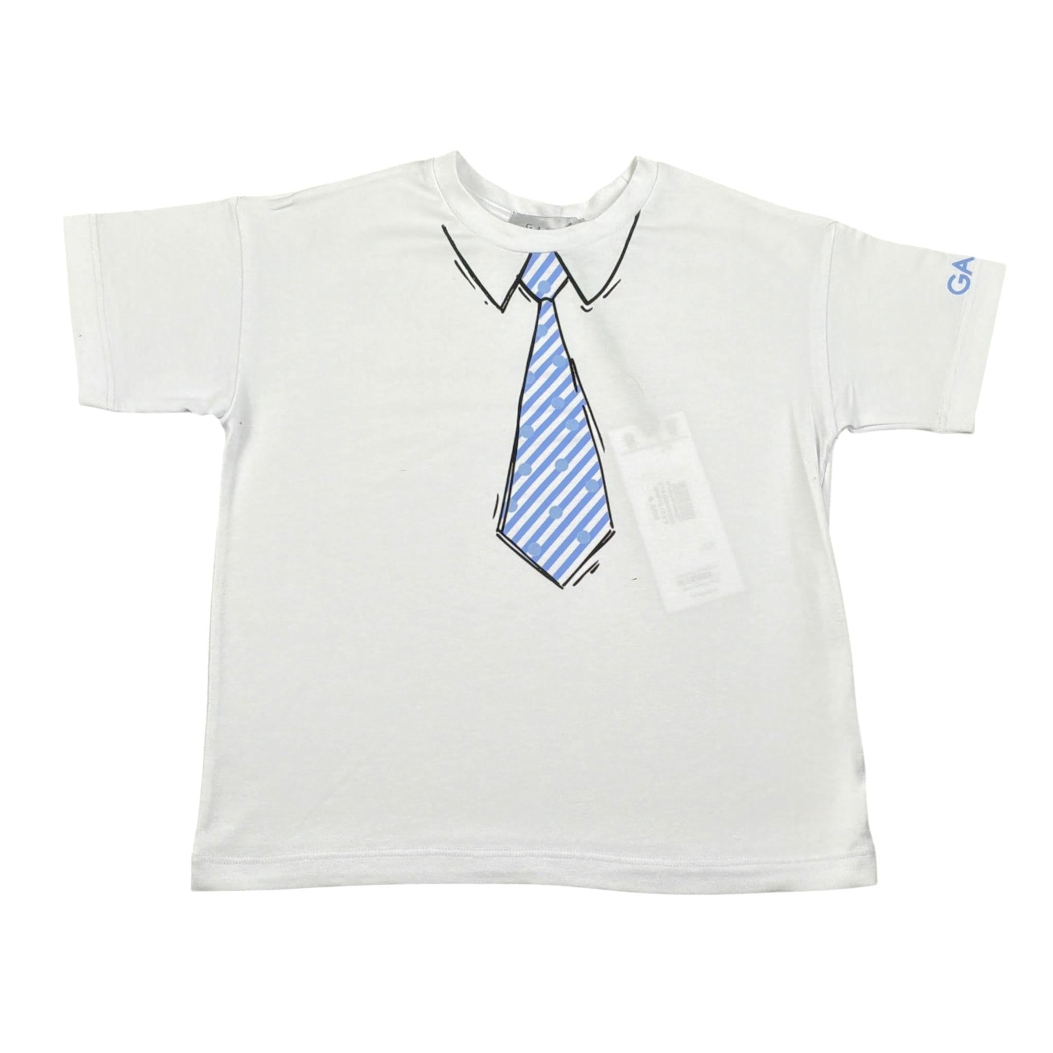 Gaelle T-Shirt tinta unita con Stampa Bianco per Bambina 2746M00528 BIANCO GAELLE 