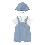 Mayoral Completo 2 Pezzi Pagliaccetto-Cappello per Neonato 1605X BLU MAYORAL 
