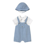 Mayoral Completo 2 Pezzi Pagliaccetto-Cappello per Neonato 1605X BLU MAYORAL 