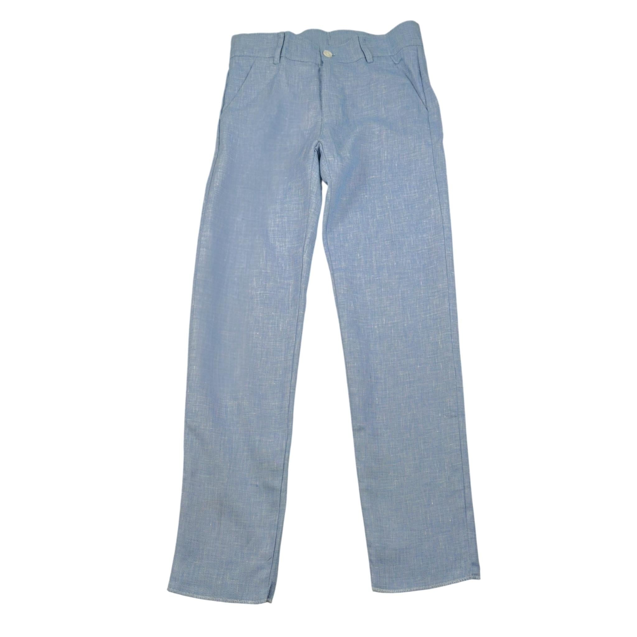 Mai'S Kids Pantalone Tinta Unita con Girovita Regolabile per Bambino IGOR AZZURRO MAI'S KIDS 