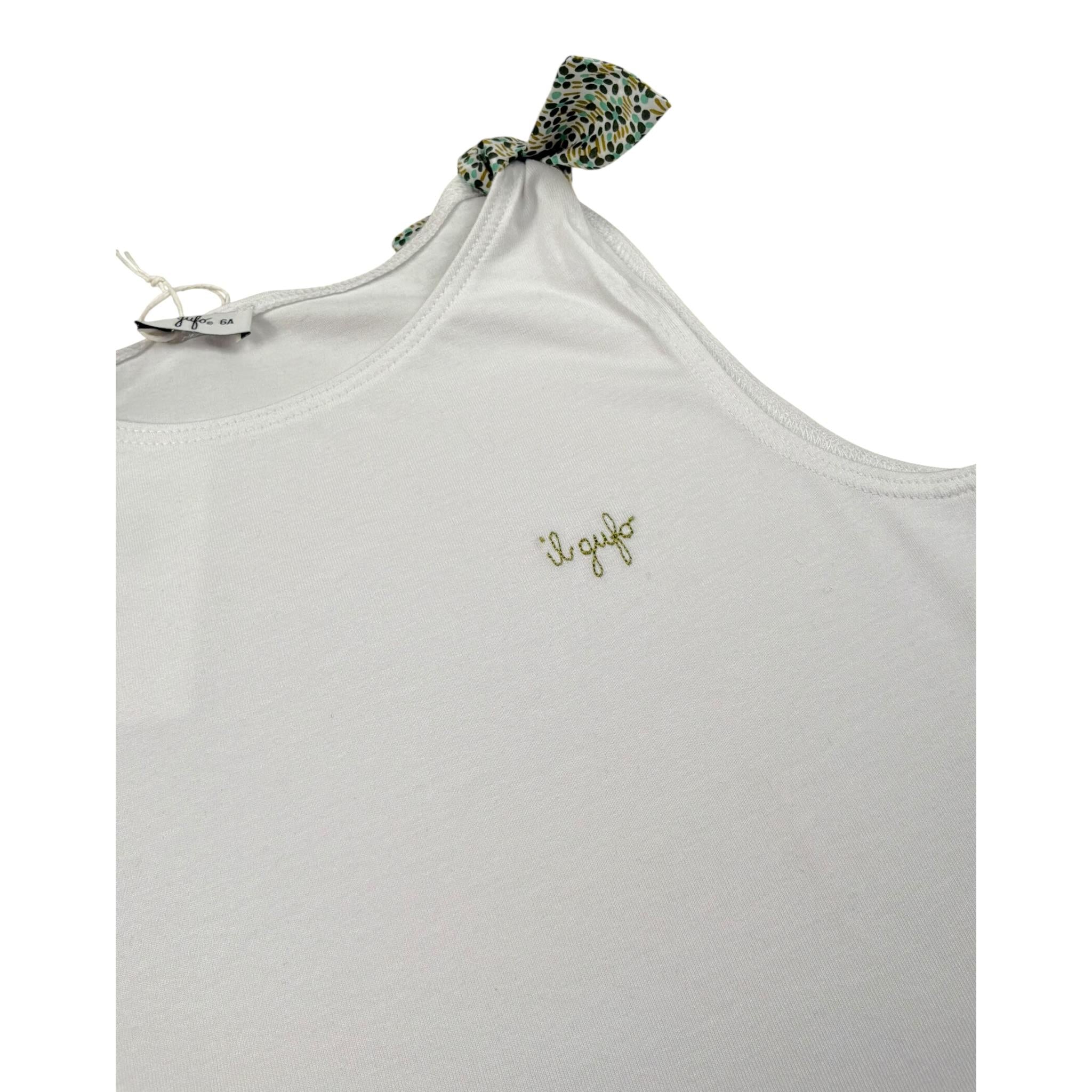 Il Gufo Completo 2 Pezzi Canotte-Culotte per Neonata P25DP528MF032X BIANCO IL GUFO 