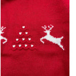 GRANLEI maglia tinta unita e con colletto stampa renne Rosso per Neonato 2425 ROSSO GRANLEI 