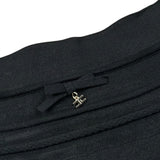 Elisabetta Franchi Gonna Tinta Unita con Ricami per Bambina EFCM015 NERO ELISABETTA FRANCHI 