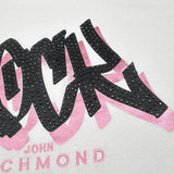 John Richmond T-Shirt Tinta Unita con Stampa per Bambina RGP26109TS BIANCO JOHN RICHMOND 