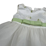 Colori Chiari Abito Cerimoniale tinta unita Giromanica Bianco per Neonata FN04365 BIANCO COLORI CHIARI 