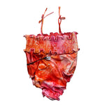 Mefui Costume Intero Tinta Unita con Bretelle per Bambina MJ250032X32J ARANCIONE MEFUI 