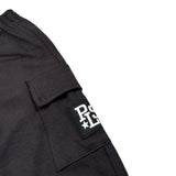 Please Pantalone Tinta Unita con Elastico In Vita per Neonato FJ19042B71 NERO PLEASE 