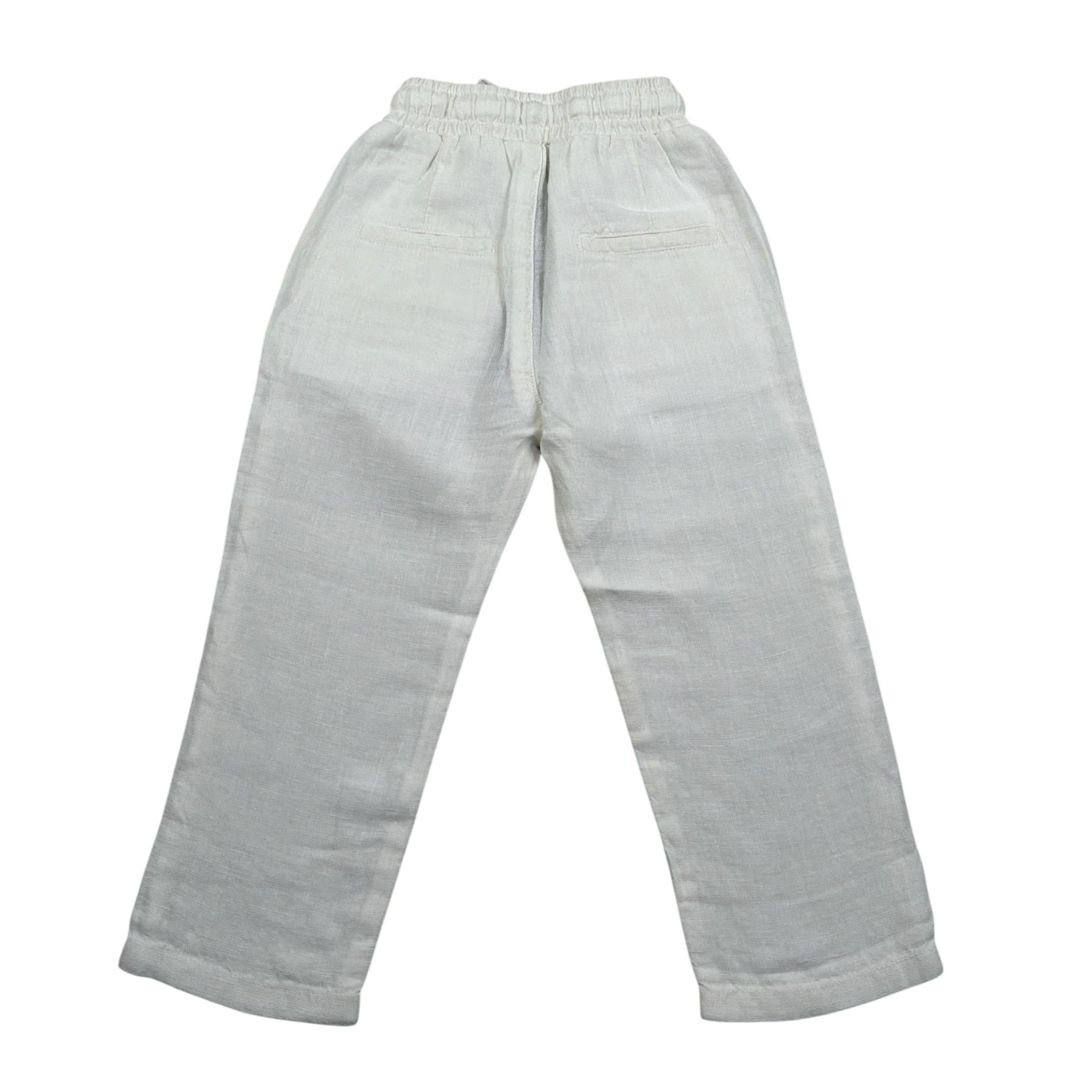 Numbers Pantalone tinta unita con Elastico In Vita Bianco per Bambino 2115 BIANCO NUMBERS 