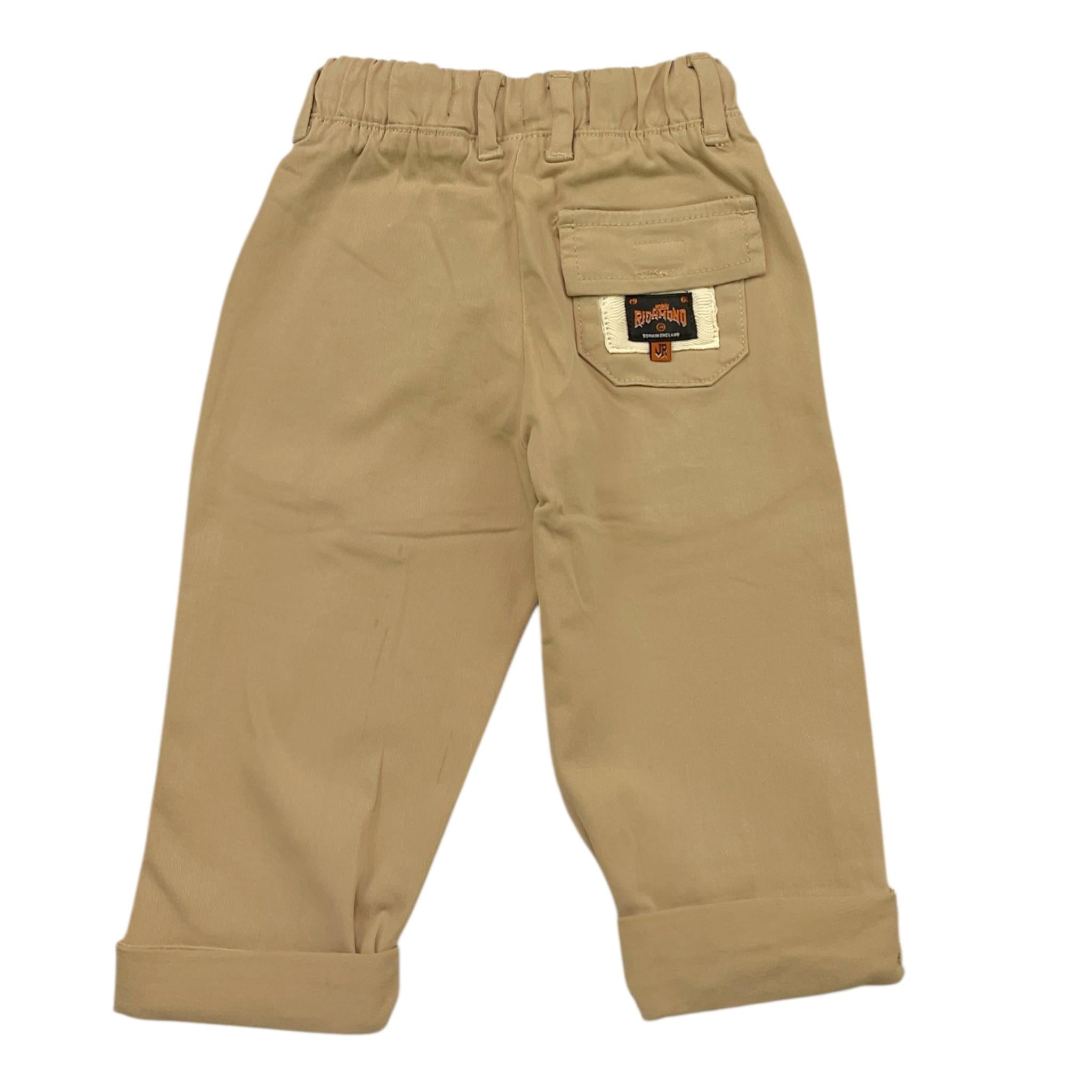 JOHN RICHMOND pantalone tinta unita con elastico in vita Beige per Bambino RBA24076PAXX BEIGE JOHN RICHMOND 