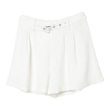 Liu Jo Short Tinta Unita con Cinturino per Bambina GA5033 BIANCO LIU JO 