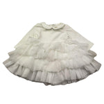 Liu Jo Abito Manica Lunga Tinta Unita con Tulle per Neonata KF1029 BIANCO LIU JO 