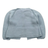 Juliana Cardigan Tinta Unita con Trafori per Neonata 25211 AZZURRO JULIANA 