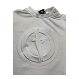 Cesare Paciotti T-Shirt Girocollo Tinta Unita con Stampa per Neonato TSP5114B BIANCO CESARE PACIOTTI 