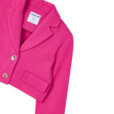 Mayoral Giacca tinta unita Modello Crop Fuxia per Bambina 3405X FUXIA MAYORAL 