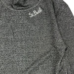 SAINT BARTH abito tinta unita mezzo collo Nero per Bambina LDA002 NERO SAINT BARTH 