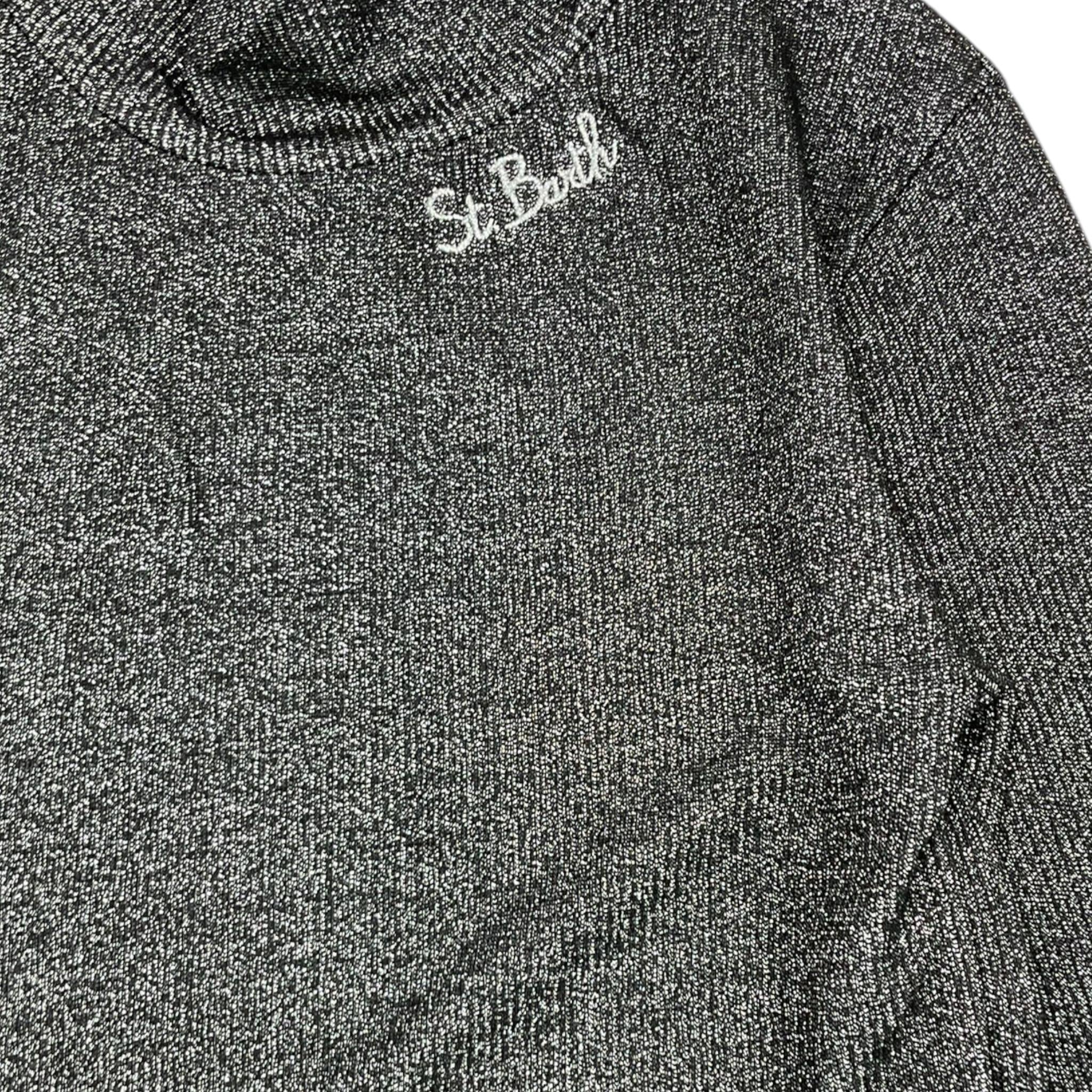 SAINT BARTH abito tinta unita mezzo collo Nero per Bambina LDA002 NERO SAINT BARTH 