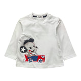 Y-CLU shirt girocollo tinta unita con stampa Bianco per Neonato BYN7695 BIANCO Y-CLU 