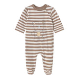Mayoral Tutina Bicolore con Fantasia A Righe per Neonato 1709XXU BIANCO/BEIGE MAYORAL 