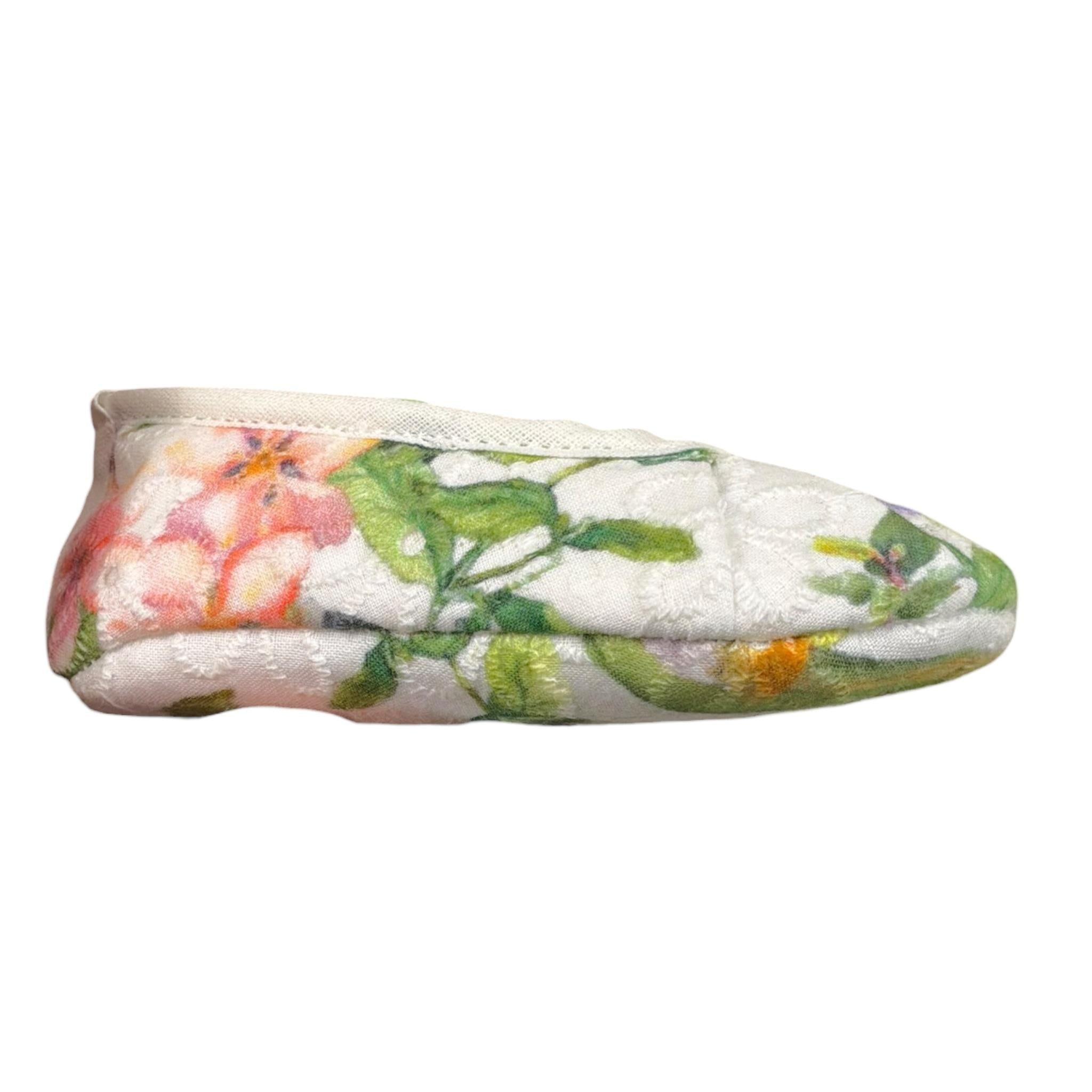 Lalalu' Ballerina tinta unita con Fantasia Fiori Bianco per Neonata SCL9G BIANCO LALALU' 