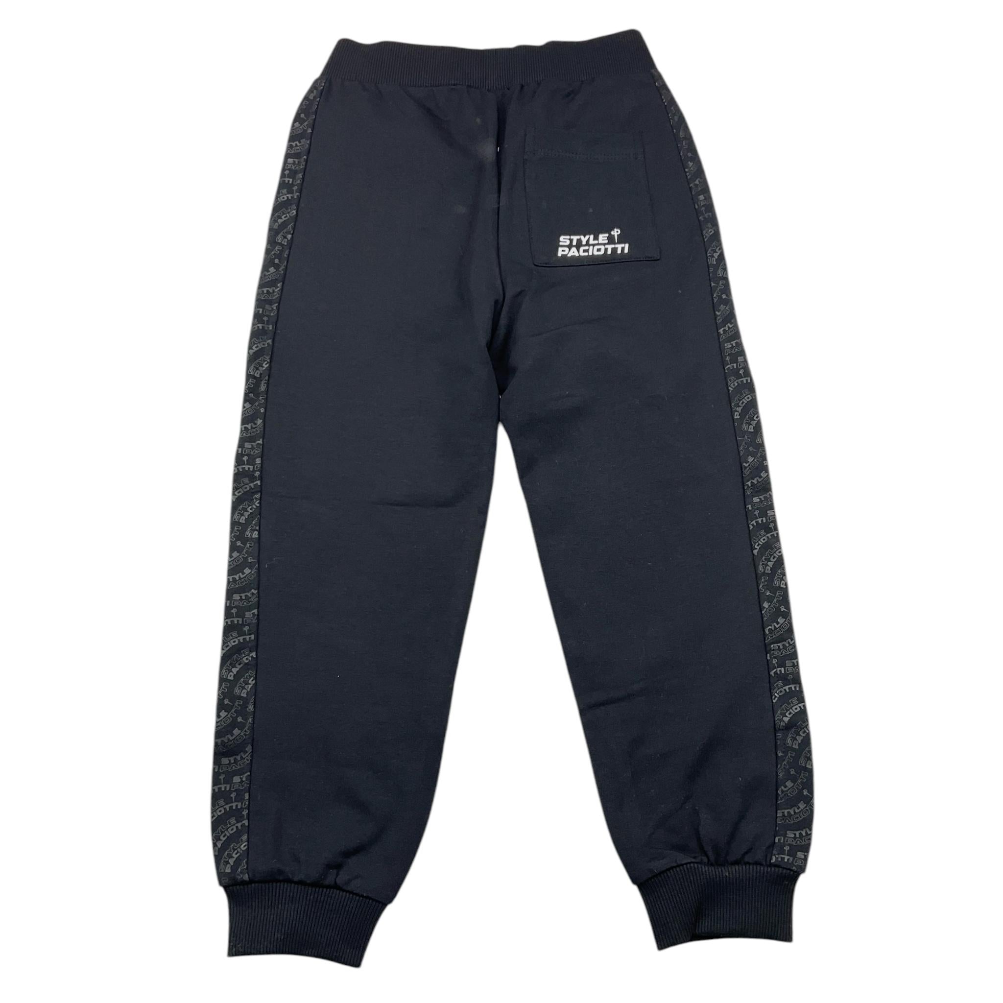 CESARE PACIOTTI pantalone tuta tinta unita Nero per Bambino PFP5301J NERO CESARE PACIOTTI 