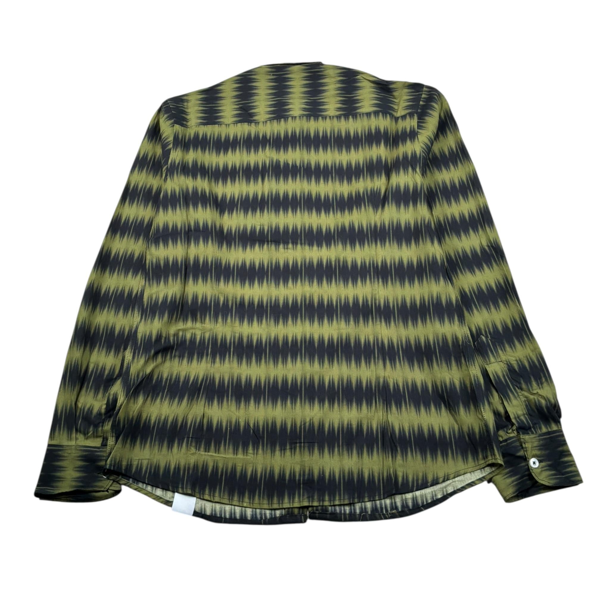 Paolo Pecora Camicia Manica Lunga Stampa Fantasia Verde per Bambino PP3702 VERDE PAOLO PECORA 