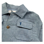 Trussardi Giacca Tinta Unita con Tasche per Bambino TBP26061GC AZZURRO TRUSSARDI 