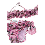 Saint Barth Costume 2 Pezzi Fascia-Slip per Bambina 00275LL ROSA SAINT BARTH 