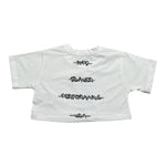 Blauer T-Shirt Girocollo Tinta Unita con Stampa per Neonata 25SBLGH02550N BIANCO BLAUER 