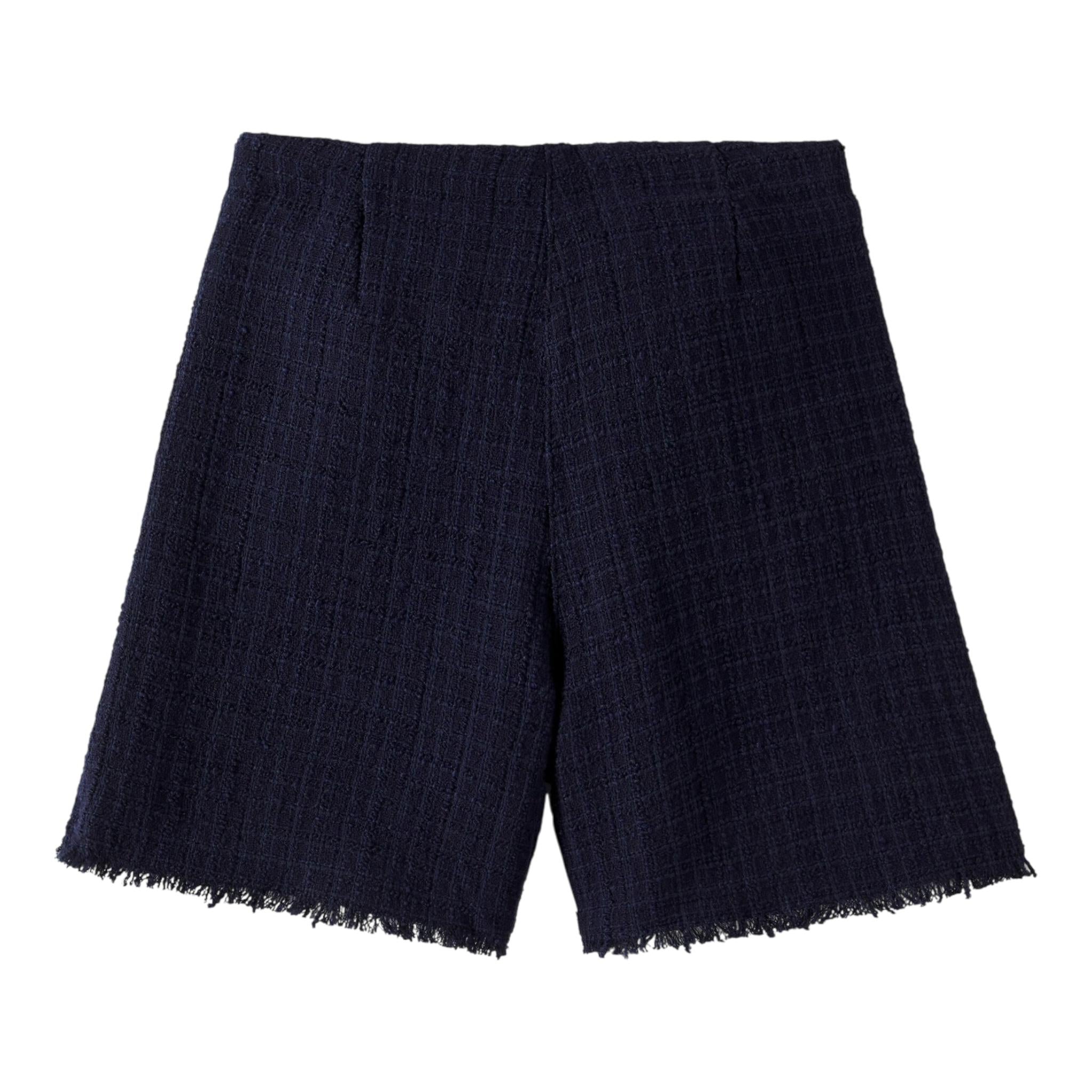 Il Gufo Short Tinta Unita con Girovita Regolabile per Bambina P25PB191C5052 BLU IL GUFO 