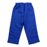 Daniele Alessandrini Pantalone Tinta Unita con Elastico In Vita per Neonato 1295P00232 COBALTO DANIELE ALESSANDRINI 