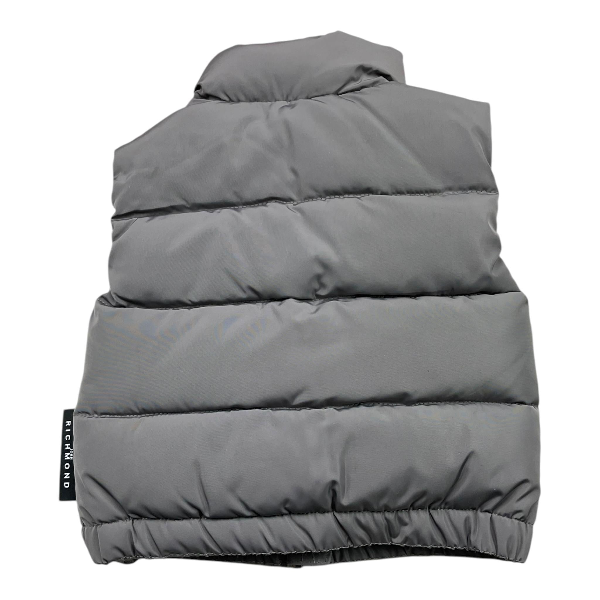 JOHN RICHMOND giubbino modello smanicato tinta unita con logo Grigio per Neonato RIA25008GT GRIGIO JOHN RICHMOND 