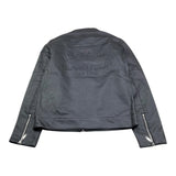 Iceberg Giubbino In Ecopelle Tinta Unita con Zip per Bambino GBICE5101J NERO ICEBERG 