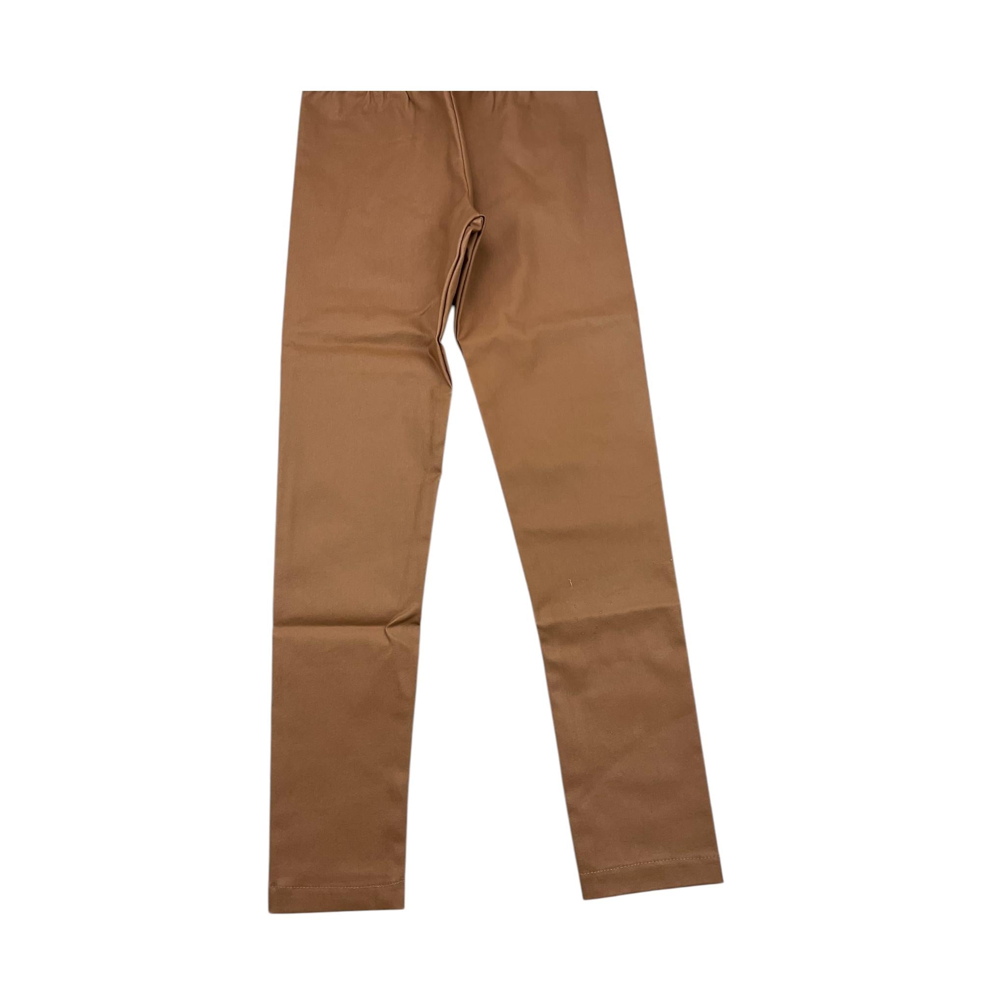 FUN & FUN leggins in ecopelle tinta unita Biscotto per Bambina FBPT00154 BISCOTTO FUN & FUN 