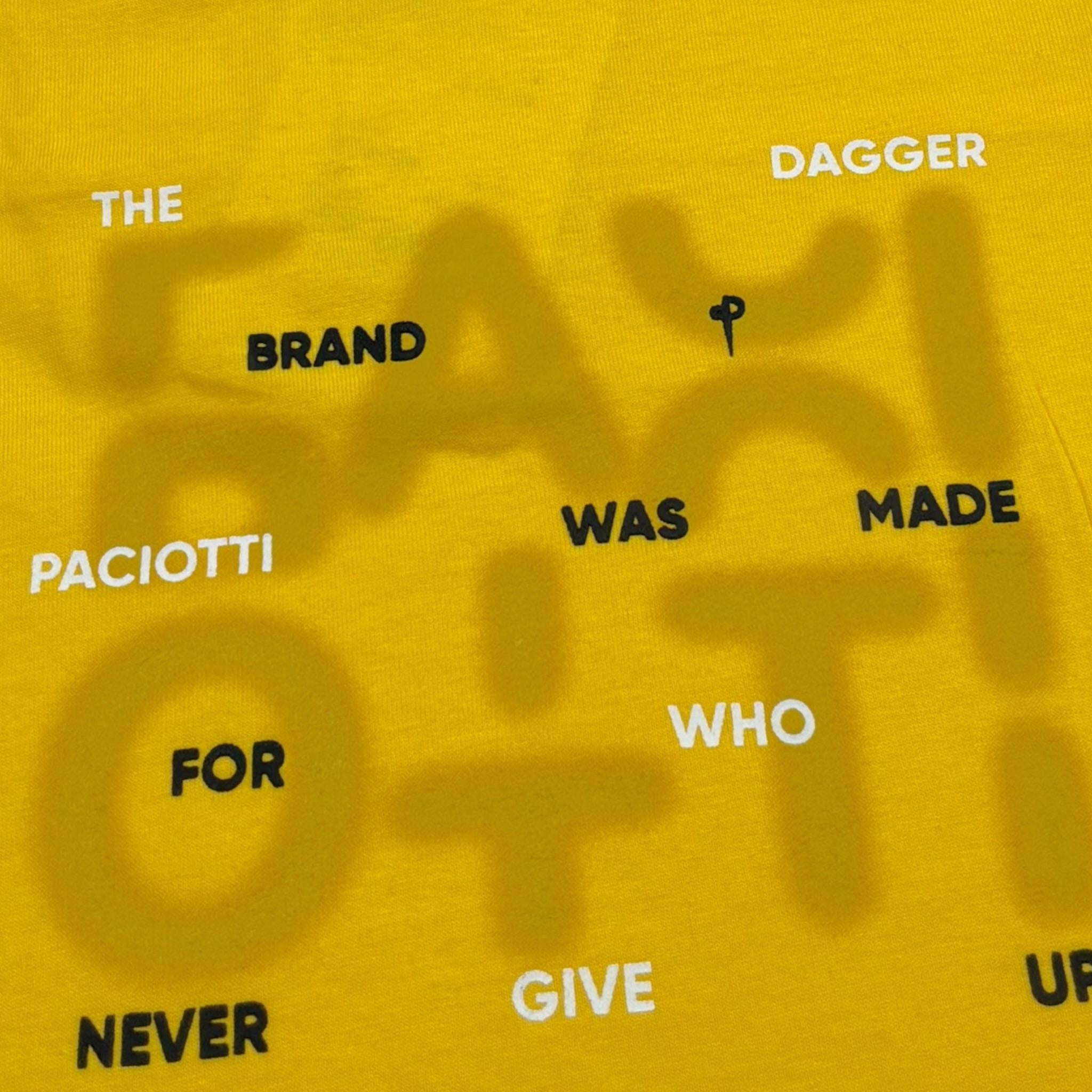 Cesare Paciotti T-Shirt Girocollo Tinta Unita con Logo per Neonato TSP4118B GIALLO CESARE PACIOTTI 