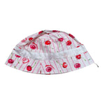 Moschino Cappello Modello Pescatore Bicolore con Stampa per Bambina HDX01M BIANCO/ROSA MOSCHINO 