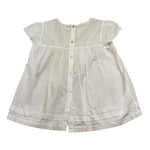 Zhoe & Tobiah Camicia Mezza Manica Tinta Unita per Bambina RTT11B BIANCO ZHOE & TOBIAH 