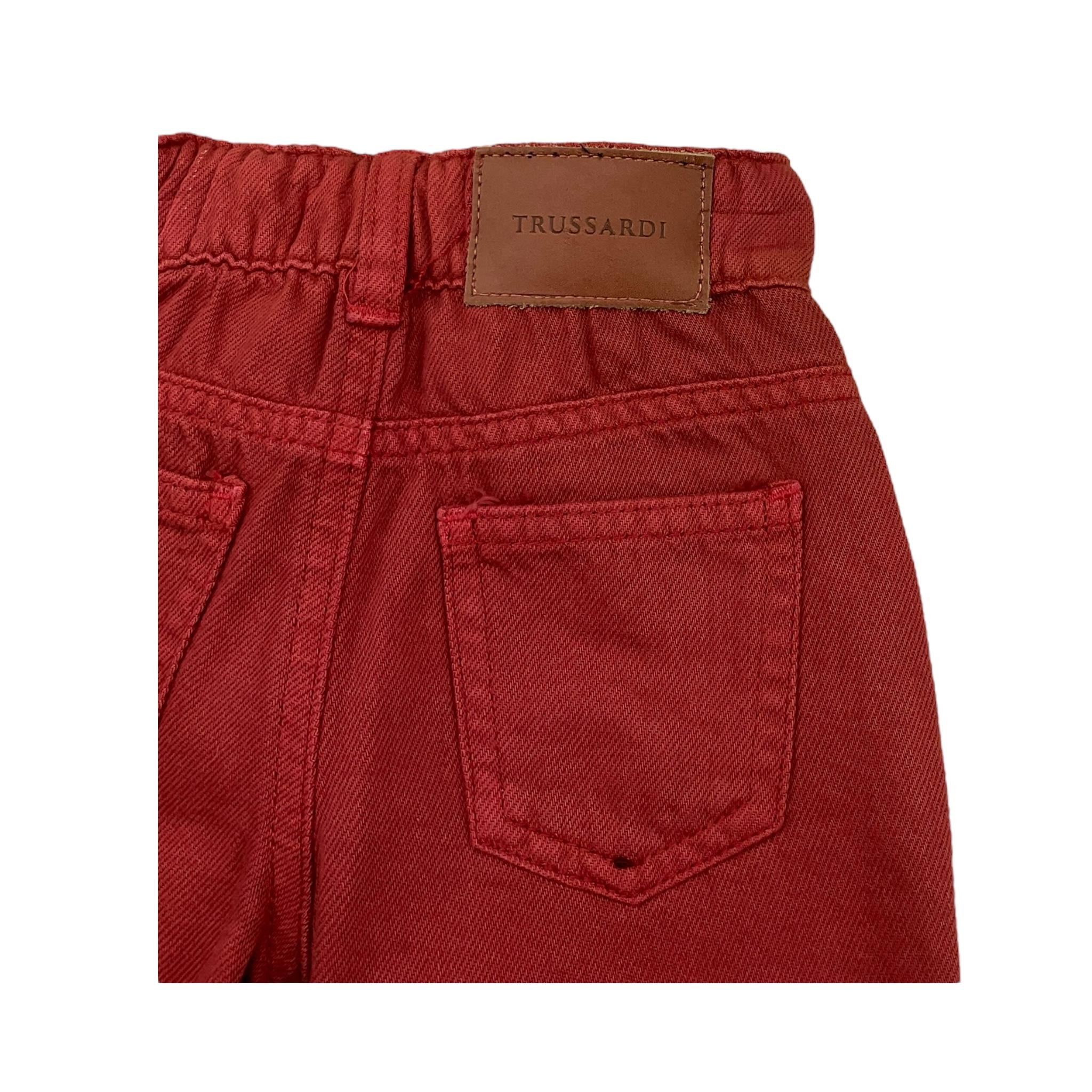 JOHN RICHMOND pantalone tinta unita cn 5 tasche Rosso per Neonato TIA25035PA ROSSO JOHN RICHMOND 