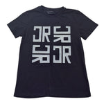 John Richmond T-Shirt Girocollo Tinta Unita con Stampa per Bambina RGP26012TS NERO JOHN RICHMOND 