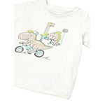 Mayoral T-Shirt Girocllo Tinta Unita con Stampa per Neonato 1062X BIANCO MAYORAL 