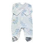 Le Bebe Tutina Manica Lunga Tinta Unita con Stampe per Neonato LBB5256 BIANCO LE BEBE 