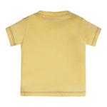 Guess T-Shirt Girocollo Tinta Unita con Stampa per Neonato N1GI15K8HM0 GIALLO GUESS 